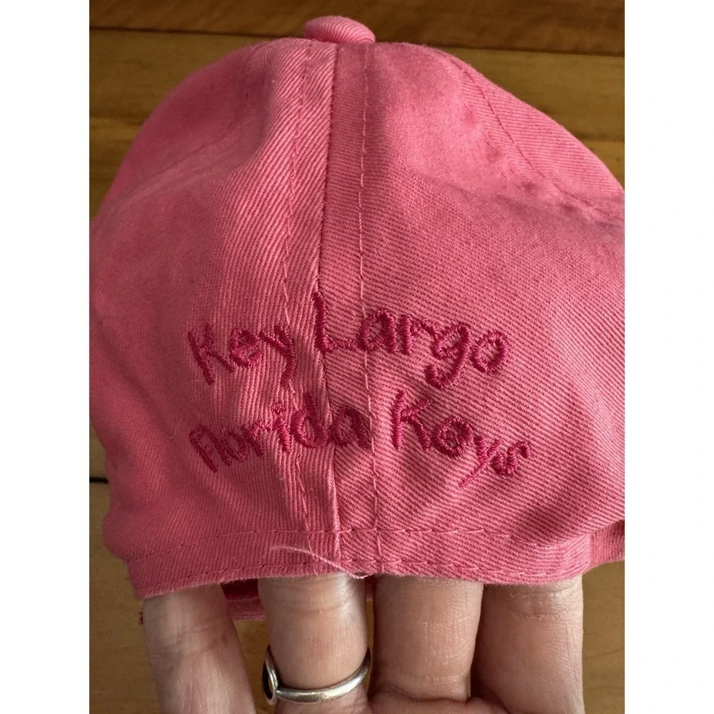 Pink Embroidered Women's Cap